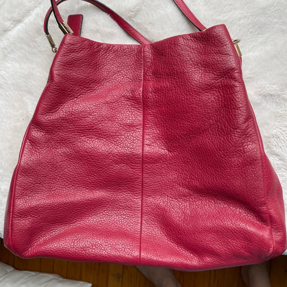 Authentic leather Coach purse